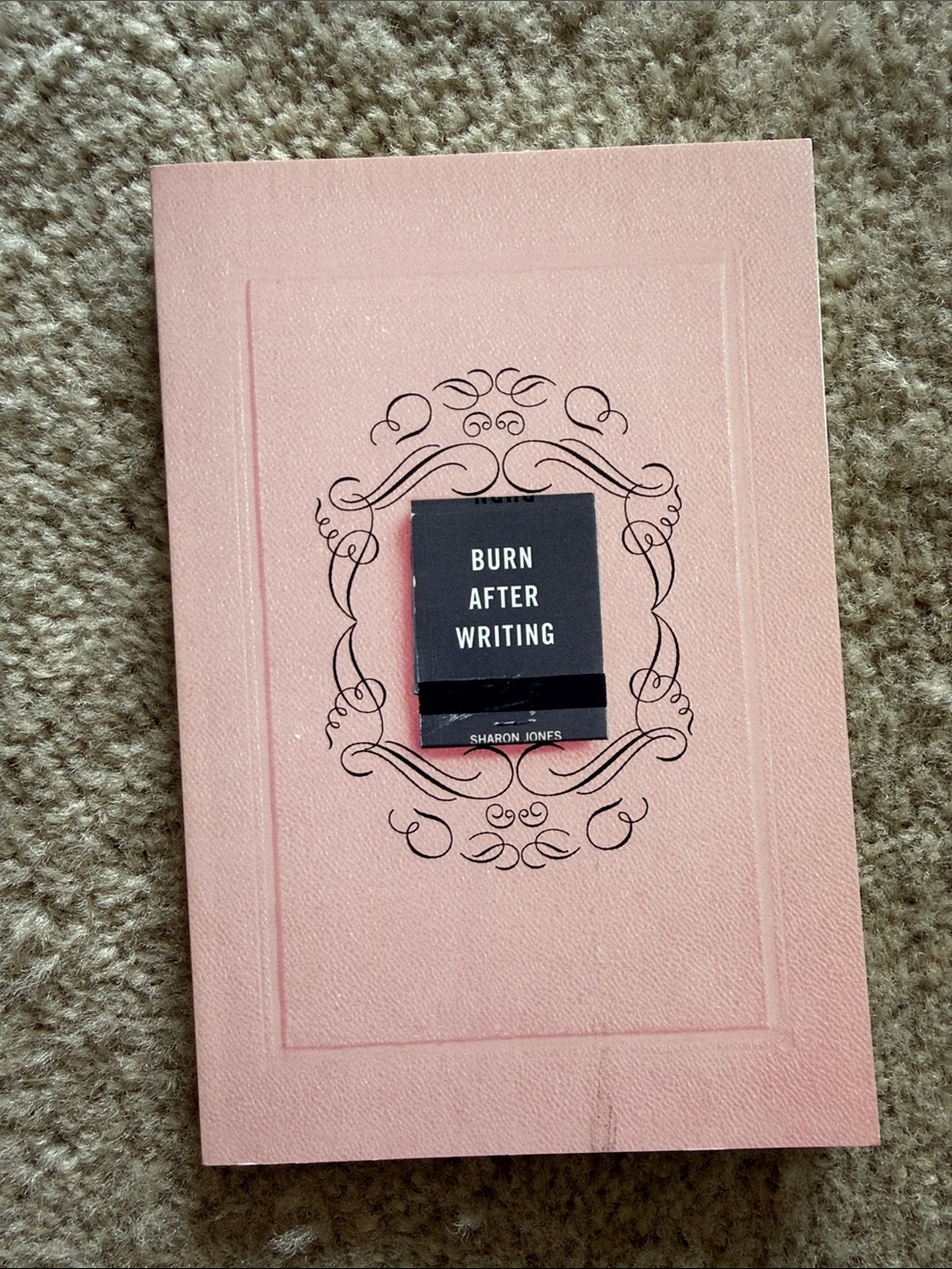 Burn After Writing Pink Guided Journal